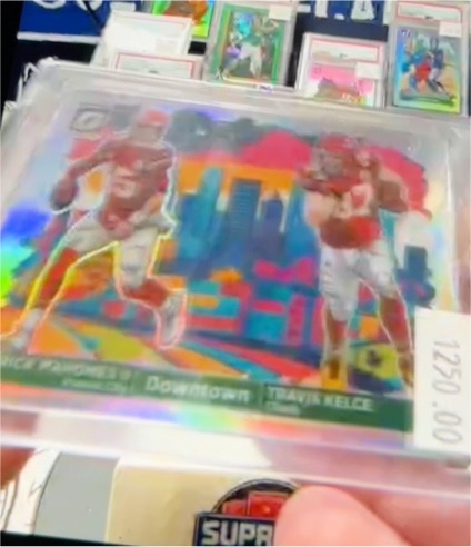 2024 Panini Donruss Optic Downtown Patrick Mahomes & Travis Kelce — front