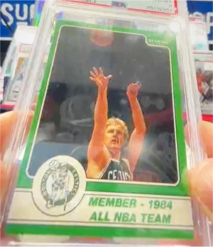 1984 Star #13 Larry Bird Member - 1984 All NBA Team — front