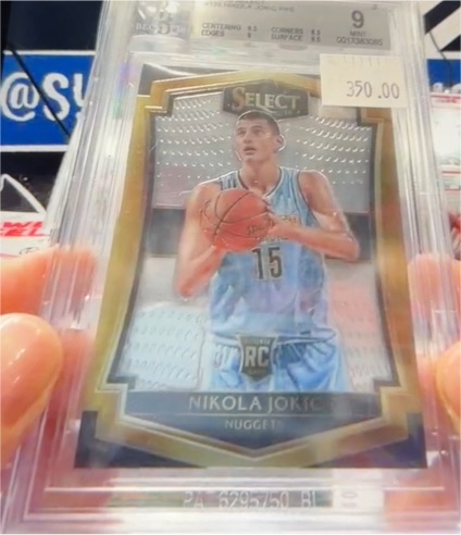 2015-16 Panini Select Premier Level #128 Nikola Jokic Rookie Card — front