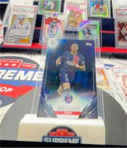2023-24 Topps Chrome UEFA Club Competition #21 Kylian Mbappe — front