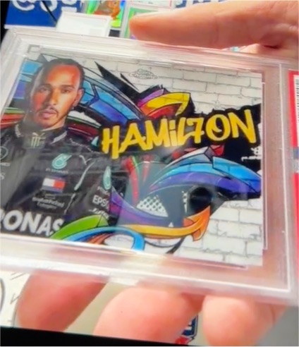 2020 Topps Chrome Formula 1 Track Tags #TT-1 Lewis Hamilton — front