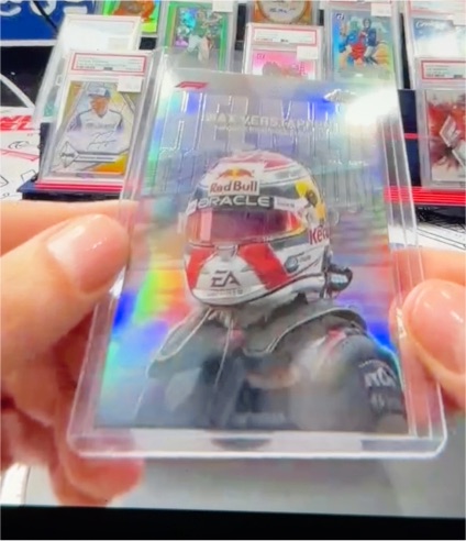 2024 Topps Chrome Formula 1 #HC-1 Max Verstappen Helmet Collection — front