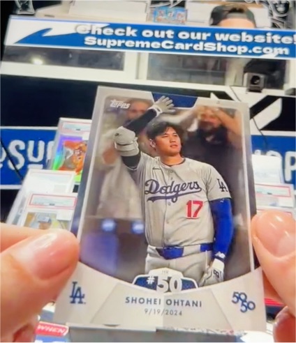 2024 Topps 50/50 #50 Shohei Ohtani — front