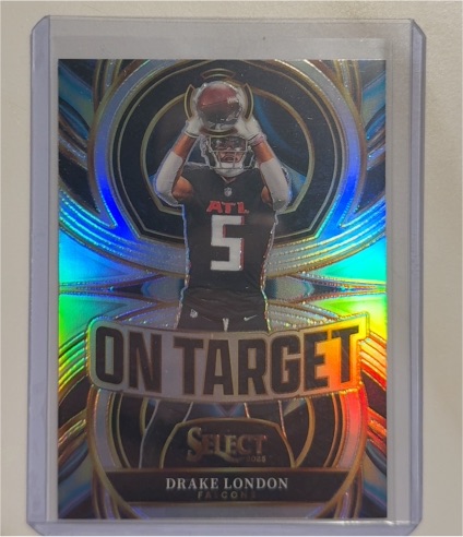 2025 Panini Select #5 Drake London On Target — front