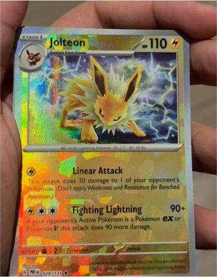2025 Pokémon TCG Prismatic Evolutions #029 Jolteon — front