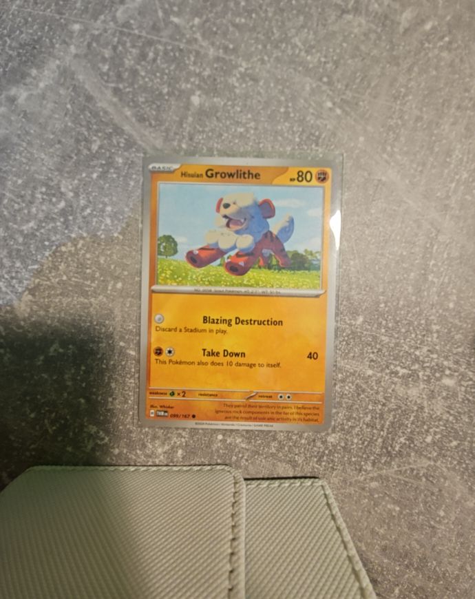 2024 Pokemon SV06: Twilight Masquerade #099 Hisuian Growlithe — front