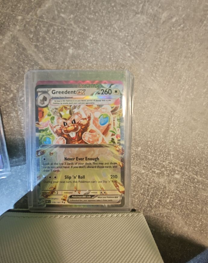 2022 Pokémon TCG SV03: Obsidian Flames #179 Greedent EX — front
