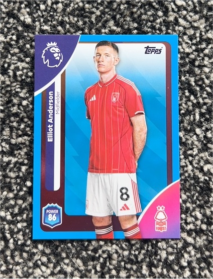 2025-26 Topps Premier League #244 Elliot Anderson — front