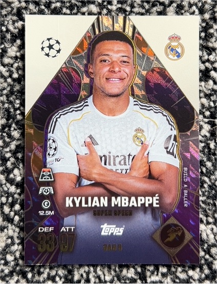 2024-25 Topps UEFA Club Competitions #TAB 9 Kylian Mbappé — front