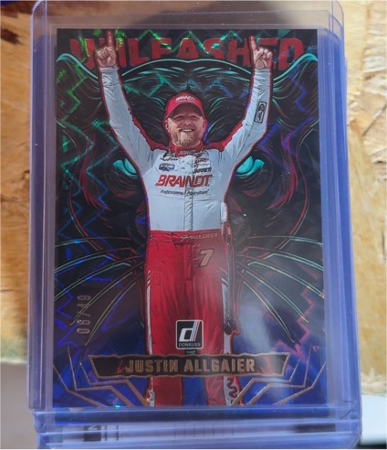 2025 Donruss #16 Justin Allgaier Unleashed — front