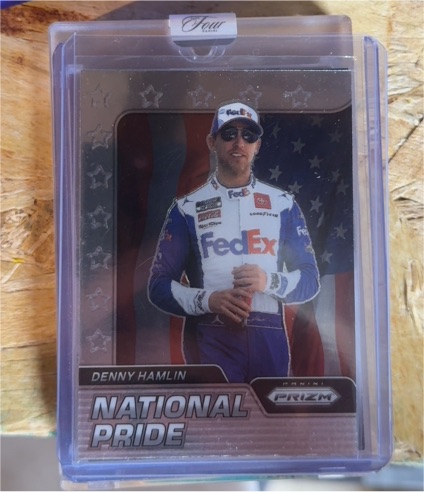 2022 Panini Prizm #NP-DH Denny Hamlin National Pride — front