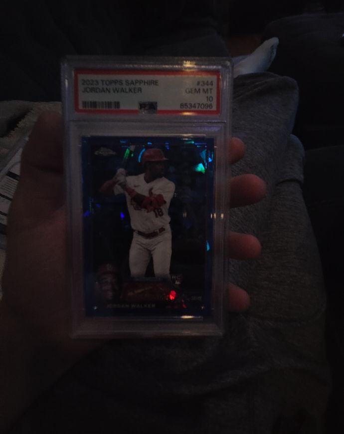 2023 Topps Sapphire #344 Jordan Walker — front