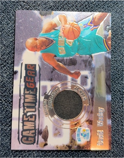 2003-04 Topps Chrome Game Time Gear #GGR-DW David Wesley — front