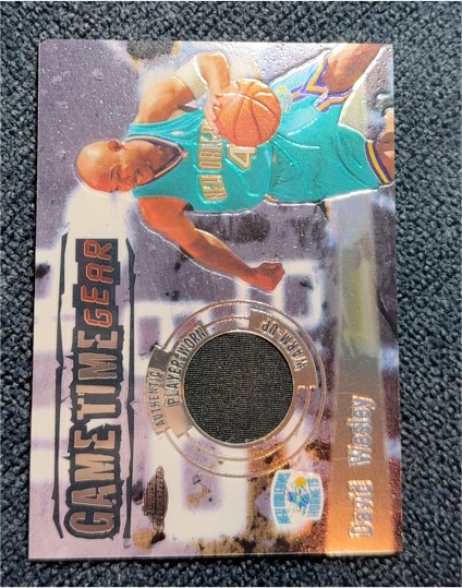 2003-04 Topps Chrome Game Time Gear #GGR-DW David Wesley — front