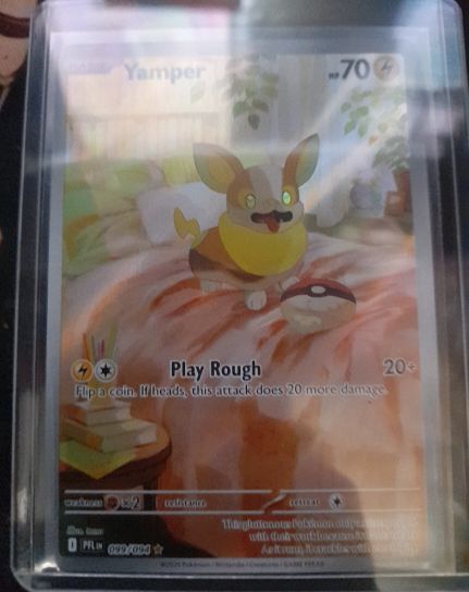 2025 Pokémon Me02 #099 Yamper Phantasmal Flames — front
