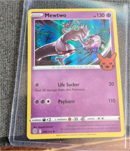 2022 Pokémon 056 Mewtwo — front