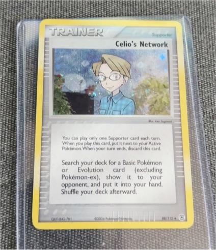 2004 Pokémon EX FireRed & LeafGreen #88 Celio's Network — front