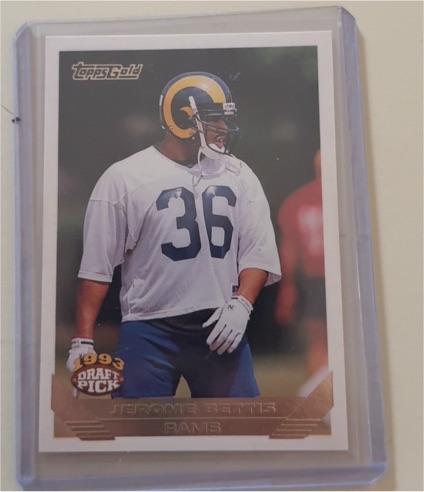 1993 Topps #166 Jerome Bettis — front