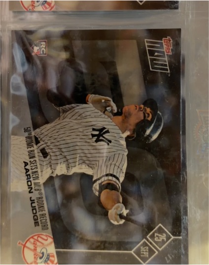 2017 Topps Now #654 Aaron Judge — front