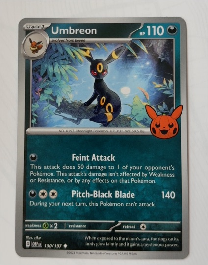 2024 Pokémon Trick or Trade #130 Umbreon — front