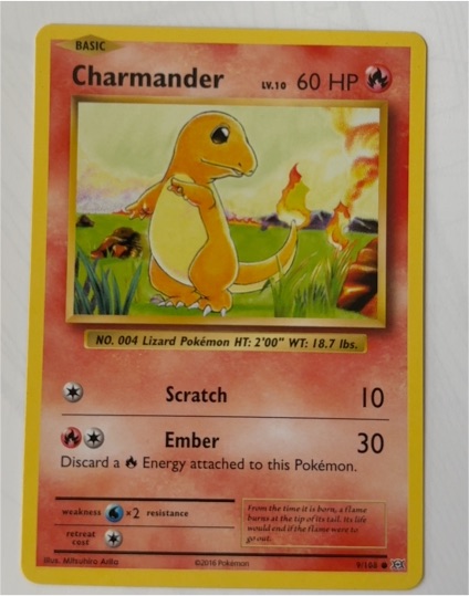 2016 Pokemon XY Evolutions #9 Charmander — front