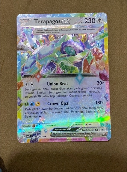 2021 Pokémon 145 Terapagos EX — front