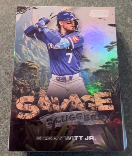 2025 Topps Stadium Club #SS-6 Bobby Witt Jr. Savage Sluggers — front
