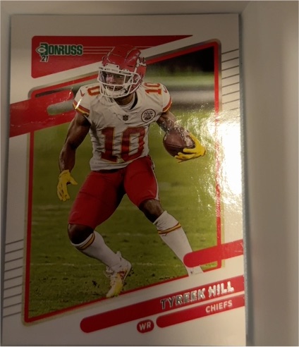 2021 Panini Donruss #117 Tyreek Hill Kansas City Chiefs — front