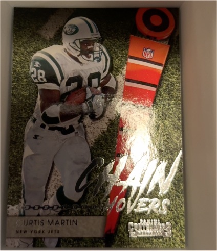 2021 Panini Contenders #CM-CMA Curtis Martin Chain Movers — front