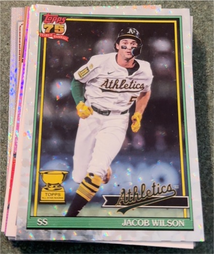 2026 Topps Series 1 #T91-77 Jacob Wilson — front