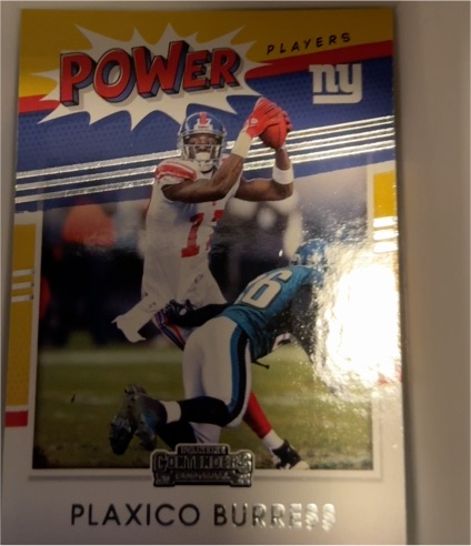 2021 Panini Contenders Power Players #PP-PBU Plaxico Burress — front