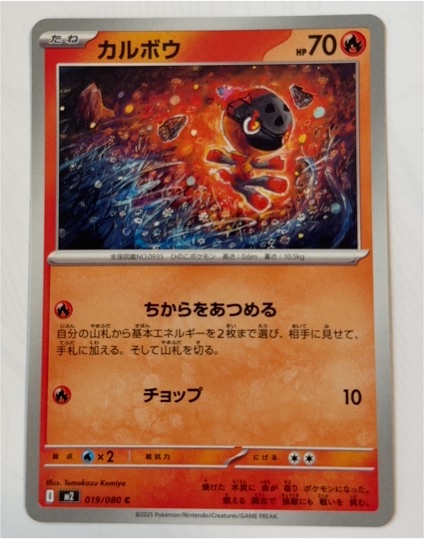 2025 Pokémon Inferno X #019 Charcadet — front