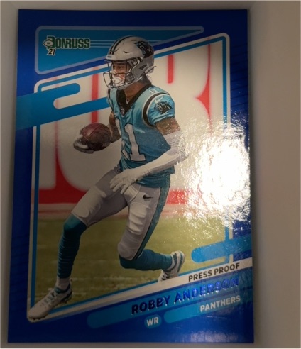 2021 Donruss #222 Robby Anderson — front