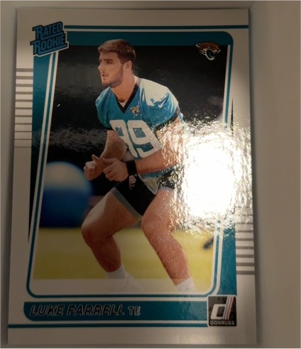 2021 Donruss #307 Luke Farrell Rated Rookie — front