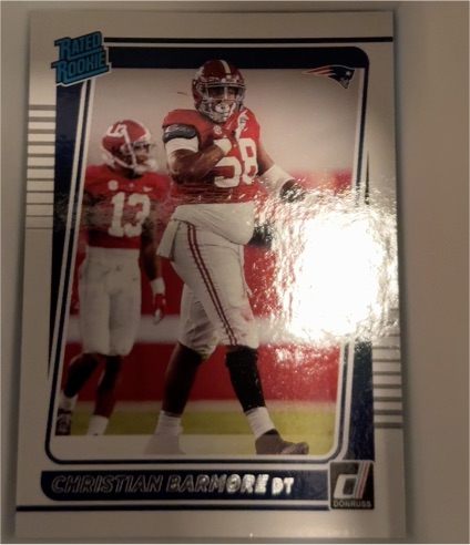2021 Donruss #349 Christian Barmore Rated Rookie — front