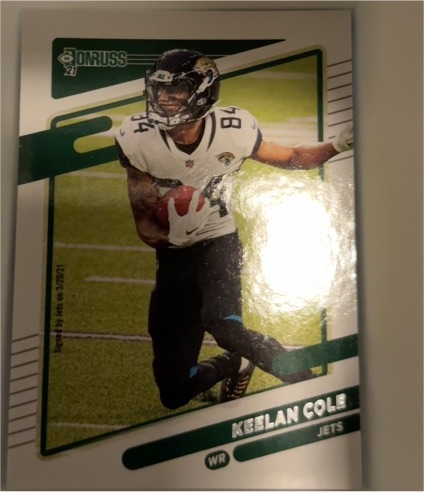 2021 Donruss #136 Keelan Cole — front