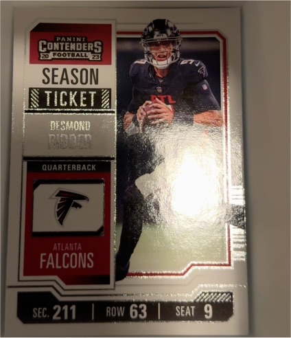 2023 Panini Contenders Season Ticket #4 Desmond Ridder — front