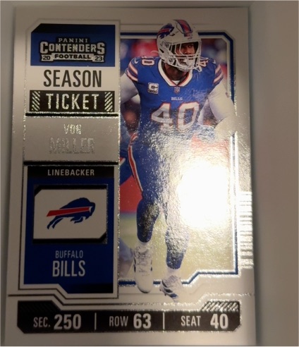 2023 Panini Contenders Season Ticket #13 Von Miller — front