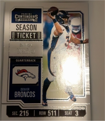2023 Panini Contenders Football Season Ticket #32 Russell Wilson — front