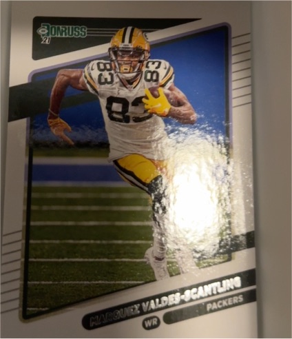 2021 Donruss #160 Marquez Valdes-Scantling — front