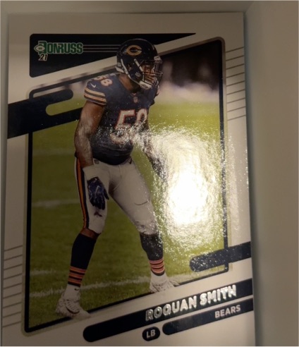 2021 Donruss #209 Roquan Smith Chicago Bears — front