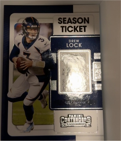 2021 Panini Contenders #28 Drew Lock — front