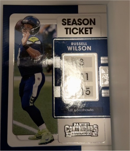 2021 Panini Contenders Season Ticket #85 Russell Wilson — front