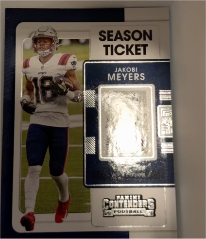 2021 Panini Contenders #68 Jakobi Meyers — front