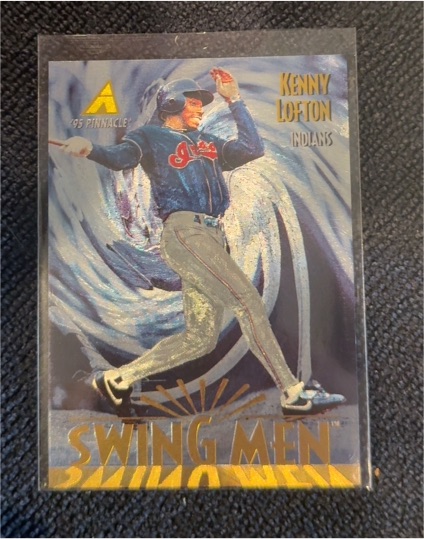 1995 Pinnacle #284 Kenny Lofton Swing Men — front