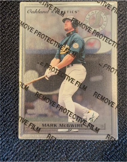 1996 Leaf Preferred Steel #14 Mark McGwire — front