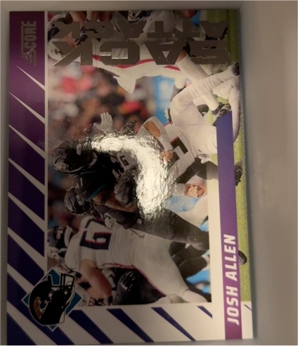 2024 Score Football #3 Sack Attack Josh Allen — front
