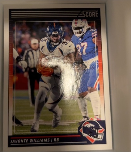 2024 Panini Score Football #85 Javonte Williams — front