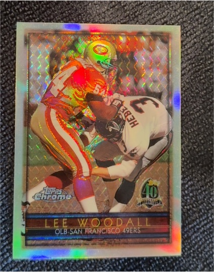 1996 Topps Chrome #81 Lee Woodall — front