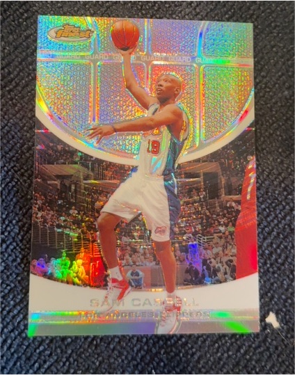 2005-06 Topps Finest #55 Sam Cassell — front
